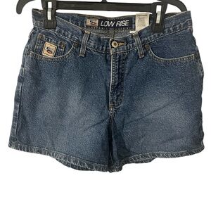Y2K vintage Cruel Girl Low Rise denim jean shorts.